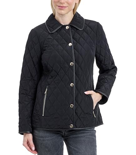 Universal Thread Women's Quilted Moto Jacket - (X-Small, Tan) at